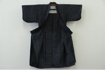 ○古い木綿着物　4点(絣古布材料)