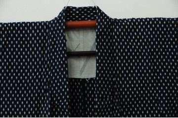 ○古い木綿着物　4点(絣古布材料)