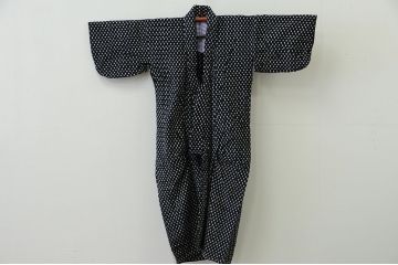 ○古い木綿着物　4点(絣古布材料)
