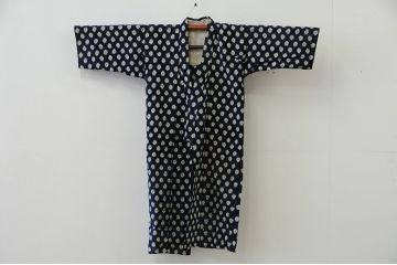 ○古い木綿着物　4点(絣古布材料)