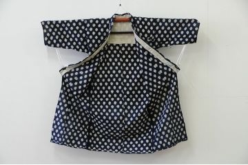 ○古い木綿着物　4点(絣古布材料)