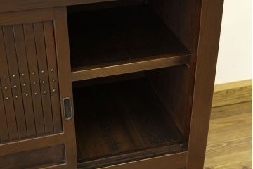アンティーク家具　古民具・骨董　シックな三尺近江水屋箪笥(サイドボード)?