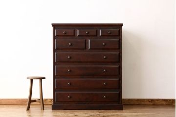 中古　北海道民芸家具チェスト(箪笥)(定価241500円)