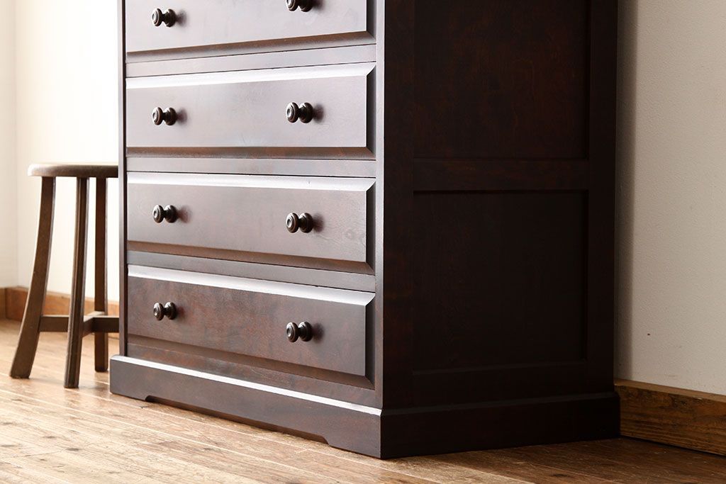 中古　北海道民芸家具チェスト(箪笥)(定価241500円)