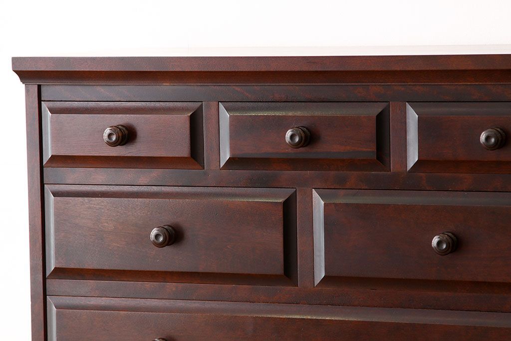 中古　北海道民芸家具チェスト(箪笥)(定価241500円)