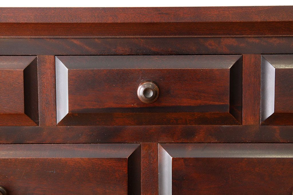 中古　北海道民芸家具チェスト(箪笥)(定価241500円)