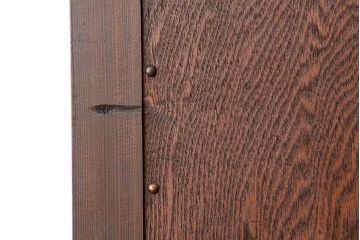 昭和レトロ　古い木の希少な六角ノブ付きドア?(扉)