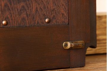昭和レトロ　古い木の希少な六角ノブ付きドア?(扉)