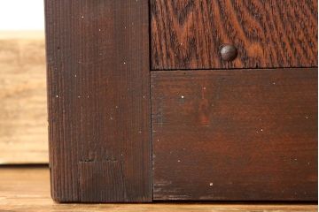 昭和レトロ　古い木の希少な六角ノブ付きドア?(扉)