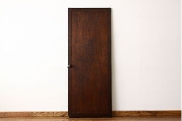 昭和レトロ　古い木の希少な六角ノブ付きドア?(扉)