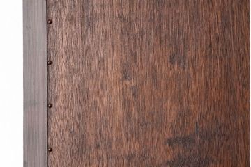 昭和レトロ　古い木の希少な六角ノブ付きドア?(扉)