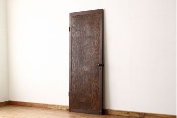 ★昭和レトロ　古い木の希少な六角ノブ付きドア?(扉)