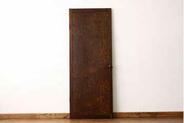 ★昭和レトロ　古い木の希少な六角ノブ付きドア?(扉)