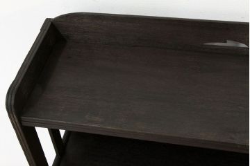 レトロ家具　★昭和レトロ　シックな透かし彫りデザイン本棚(飾り棚)
