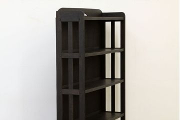 レトロ家具　★昭和レトロ　シックな透かし彫りデザイン本棚(飾り棚)