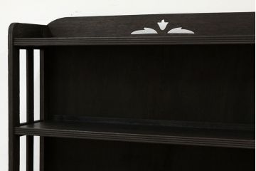 レトロ家具　★昭和レトロ　シックな透かし彫りデザイン本棚(飾り棚)