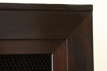 古民具・骨董　極上美品!京都産のぼり付き一間水屋箪笥(食器棚)
