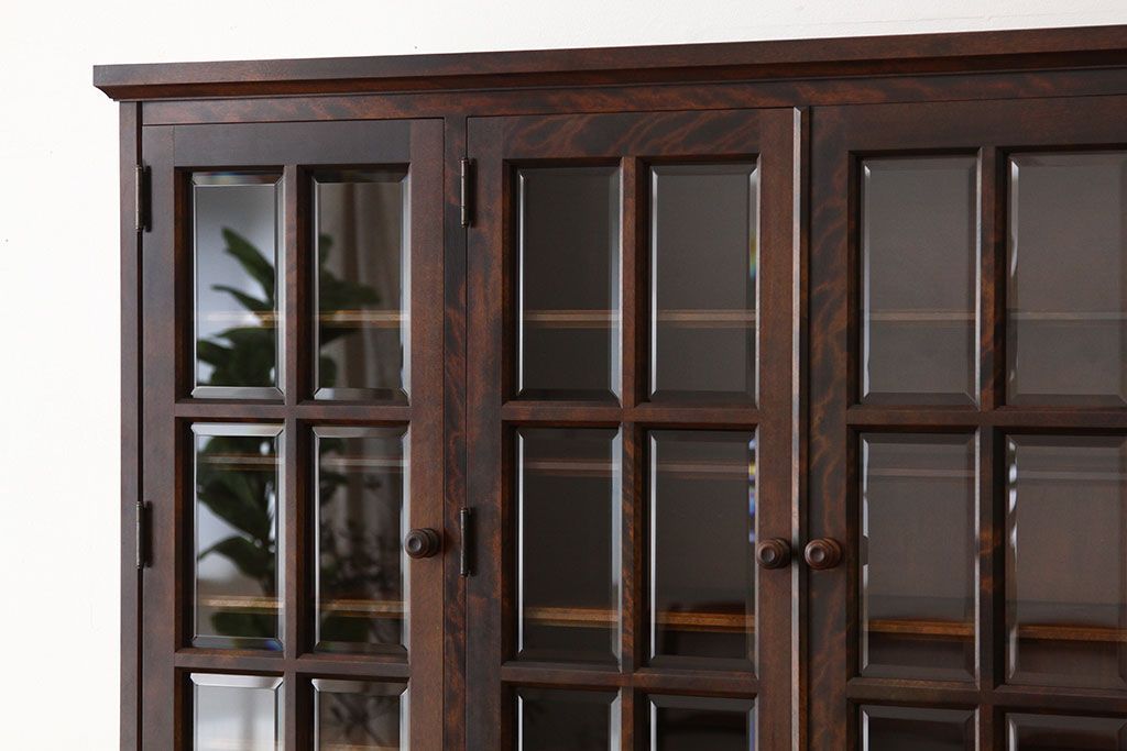 中古　北海道民芸家具　食器棚HM165定価42万円(収納棚)