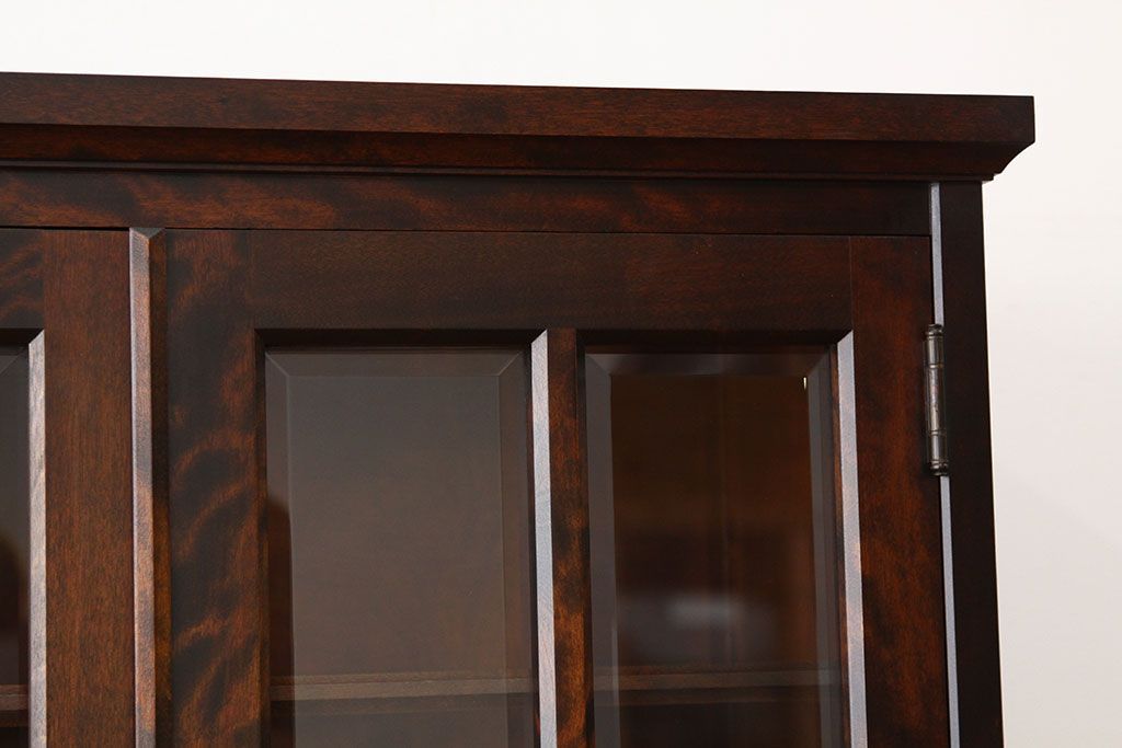 中古　北海道民芸家具　食器棚HM165定価42万円(収納棚)