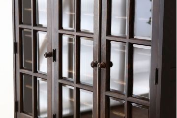 中古　北海道民芸家具　食器棚HM165定価42万円(収納棚)