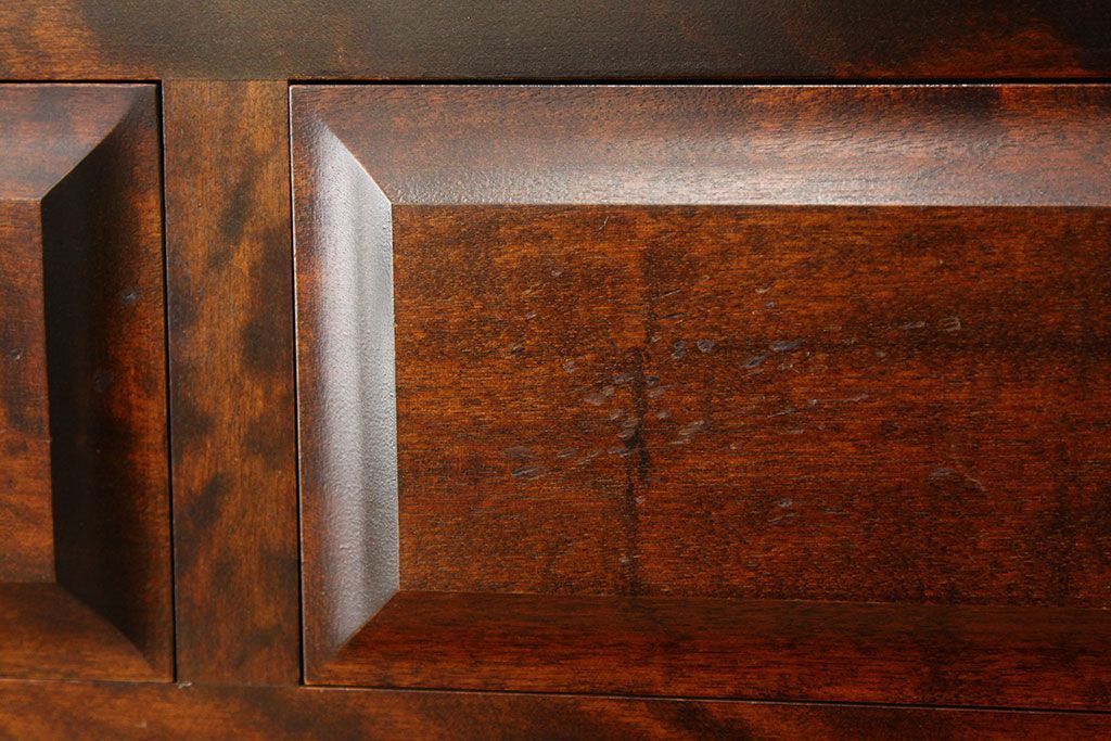 中古　北海道民芸家具　食器棚HM165定価42万円(収納棚)