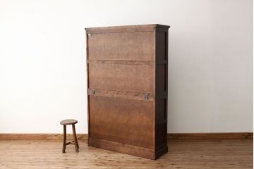 中古　北海道民芸家具　食器棚HM165定価42万円(収納棚)