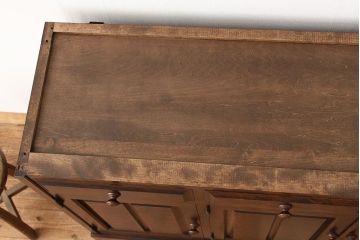 中古　北海道民芸家具　食器棚HM165定価42万円(収納棚)