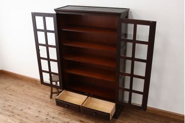 中古　北海道民芸家具　本箱(ブックケース)HM115K　定価27万円