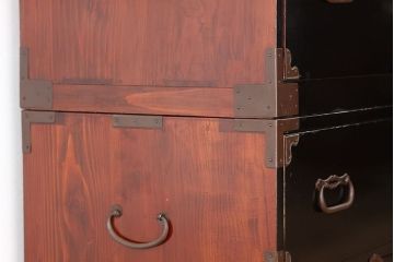 アンティーク家具　古民具・骨董　シンプルで上品な庄内箪笥