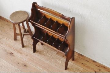アンティーク雑貨　中古　カリモクスリッパラック