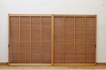涼しげな大振り簾戸2枚セット
