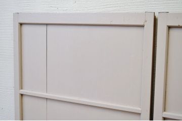 古いペイント引き戸2枚セット1