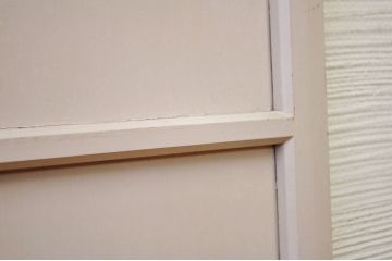 古いペイント引き戸2枚セット2