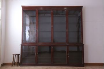 アンティーク家具　イギリスアンティーク特大キャビネット