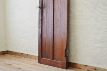 古い木のガラスドアノブのモールガラスドア(扉)5