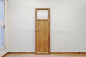 古い木味のガラスドアノブモールガラスドア(扉)4