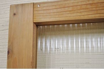 古い木味のガラスドアノブモールガラスドア(扉)4