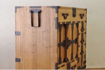 極上美品!明治時代　総桐関東帳場箪笥
