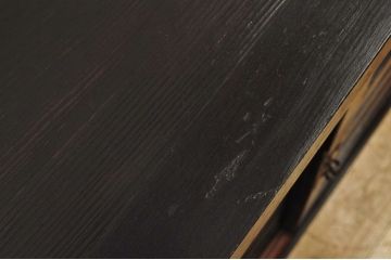 アンティーク家具　味のある横桟時代箪笥サイドボード(水屋箪笥)