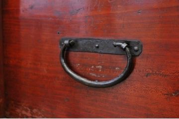 アンティーク家具　江戸期　味わい深い観音開き時代箪笥