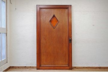 ★特大菱形色ガラスアンティークドア(扉)