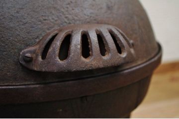 アンティーク雑貨　アンティークストーブ?　木炭煉炭栄養蒸竈