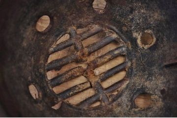 アンティーク雑貨　アンティークストーブ?　木炭煉炭栄養蒸竈