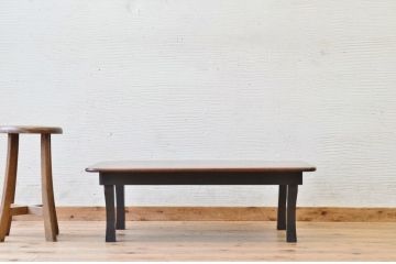 レトロ家具　レトロなアンティーク　角型ちゃぶ台