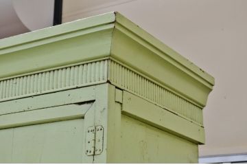 アンティーク家具　◆特大!ペンキの剥げたアンティークロッカー(マス目棚)