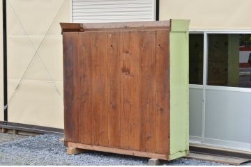 アンティーク家具　◆特大!ペンキの剥げたアンティークロッカー(マス目棚)