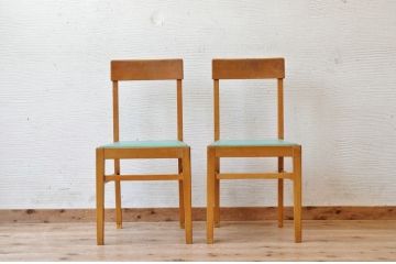 レトロ家具　レトロなデザインの椅子(イス)2脚セット