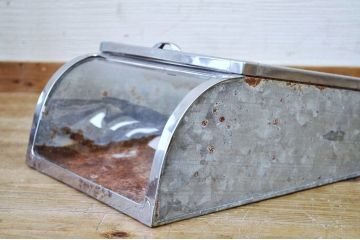 アンティーク雑貨　アンティーク　古い駄菓子屋のレトロなブリキガラスケース