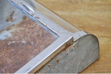 アンティーク雑貨　アンティーク　古い駄菓子屋のレトロなブリキガラスケース