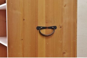 アンティーク家具　古い木味のアンティーク飾り棚(収納棚、飾り棚)1